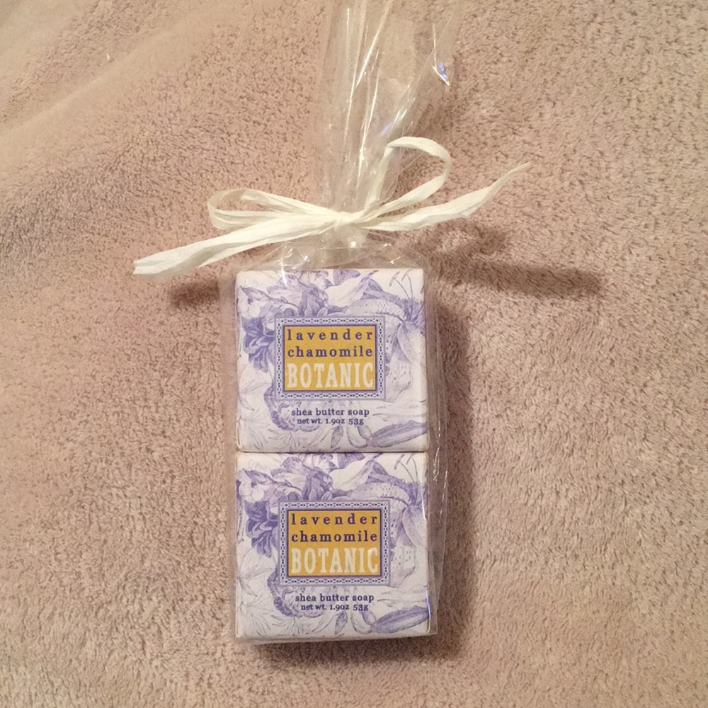Lavender chamomile Artisan Shea Butter Soaps Set 2